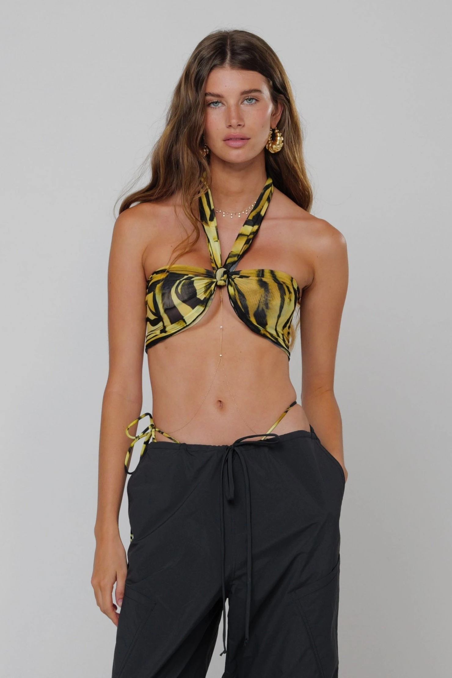 Scarf Top In Lioness 3 Scarf Top In Lioness