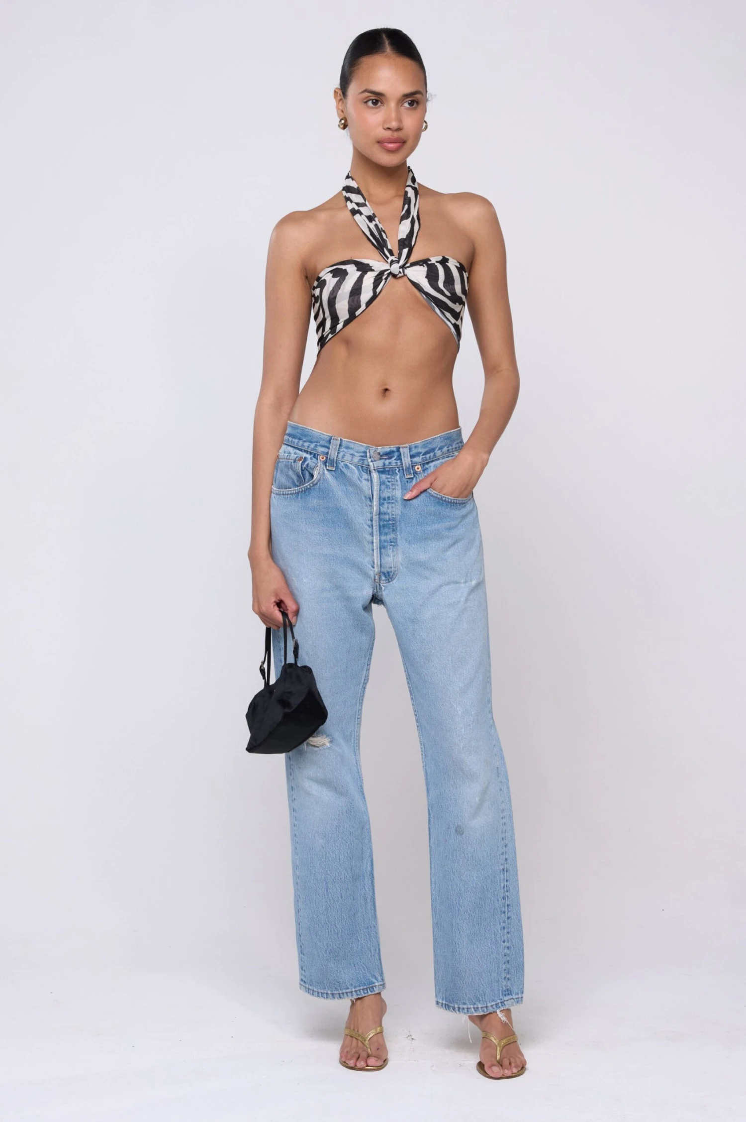 Scarf Top In Tigris 4 Scarf Top In Tigris - Image 2