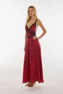 Selena Dress In Red Currant -Resa selena dress in red currant 628060