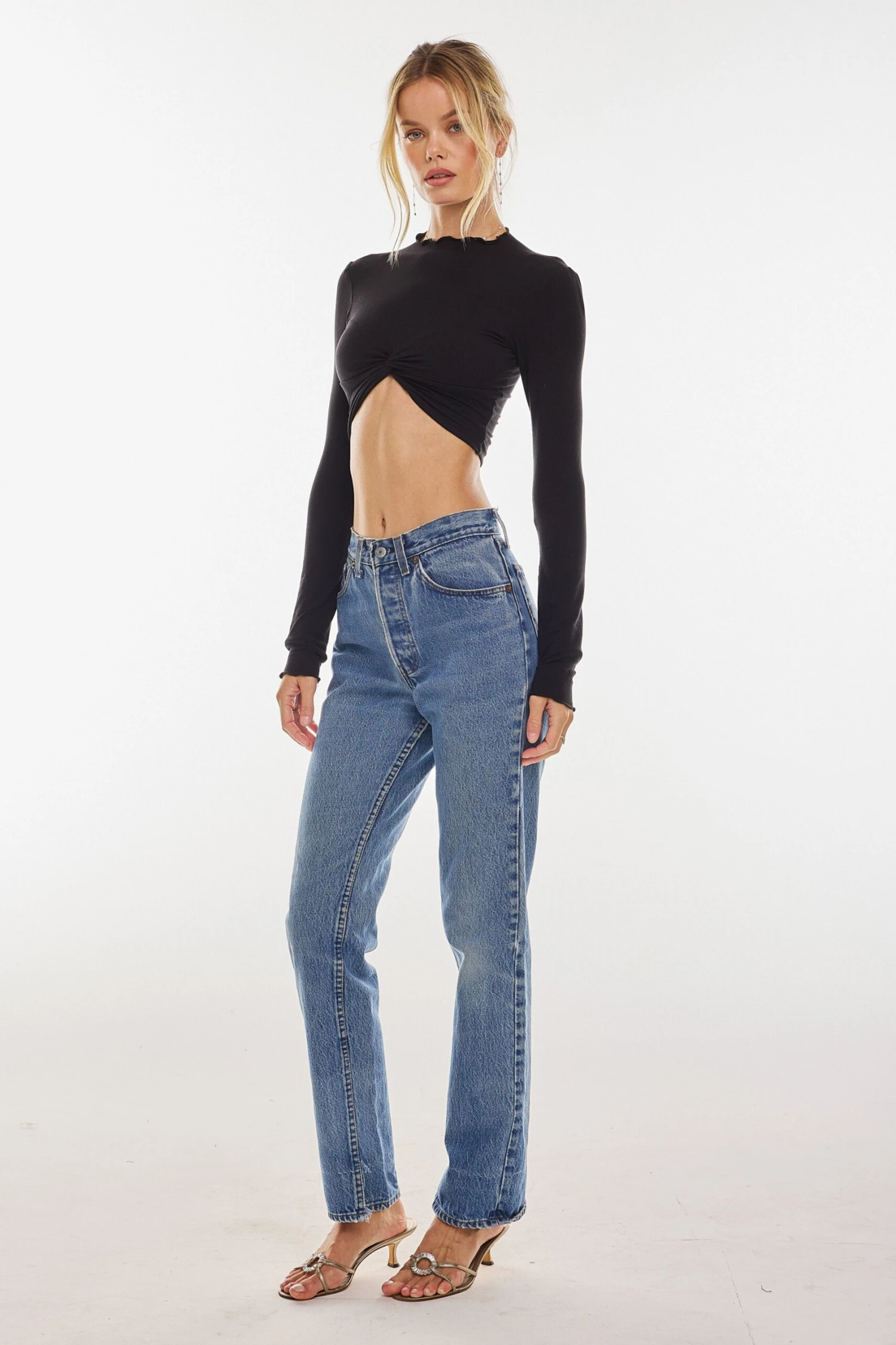 Shelby Top In Black Knit 4 Shelby Top In Black Knit - Image 2