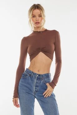 Shelby Top In Toffee