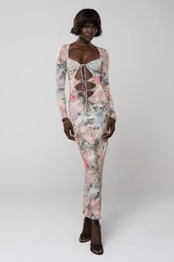 Simone Dress In Damsel