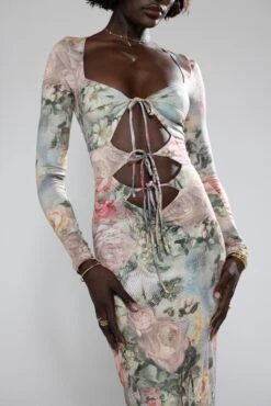 Simone Dress In Damsel -Resa simone dress in damsel 815703