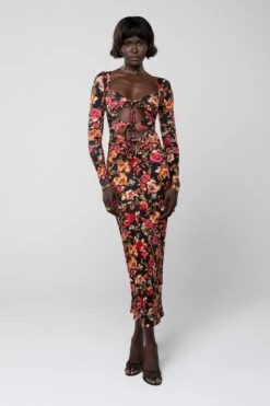 Simone Dress In Rosie -Resa simone dress in rosie 182863