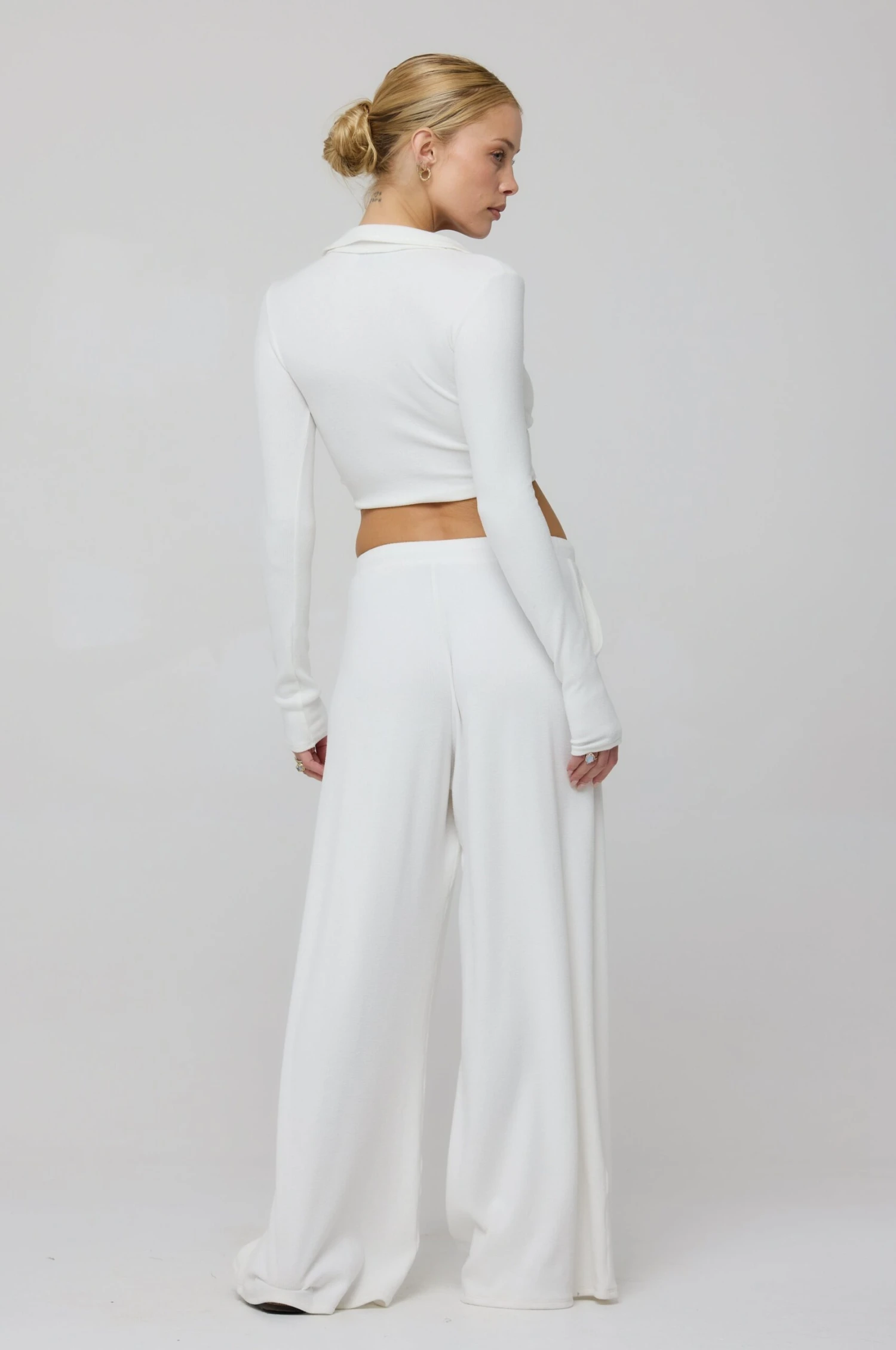 Skylar Rib In White 5 Skylar Rib In White - Image 3