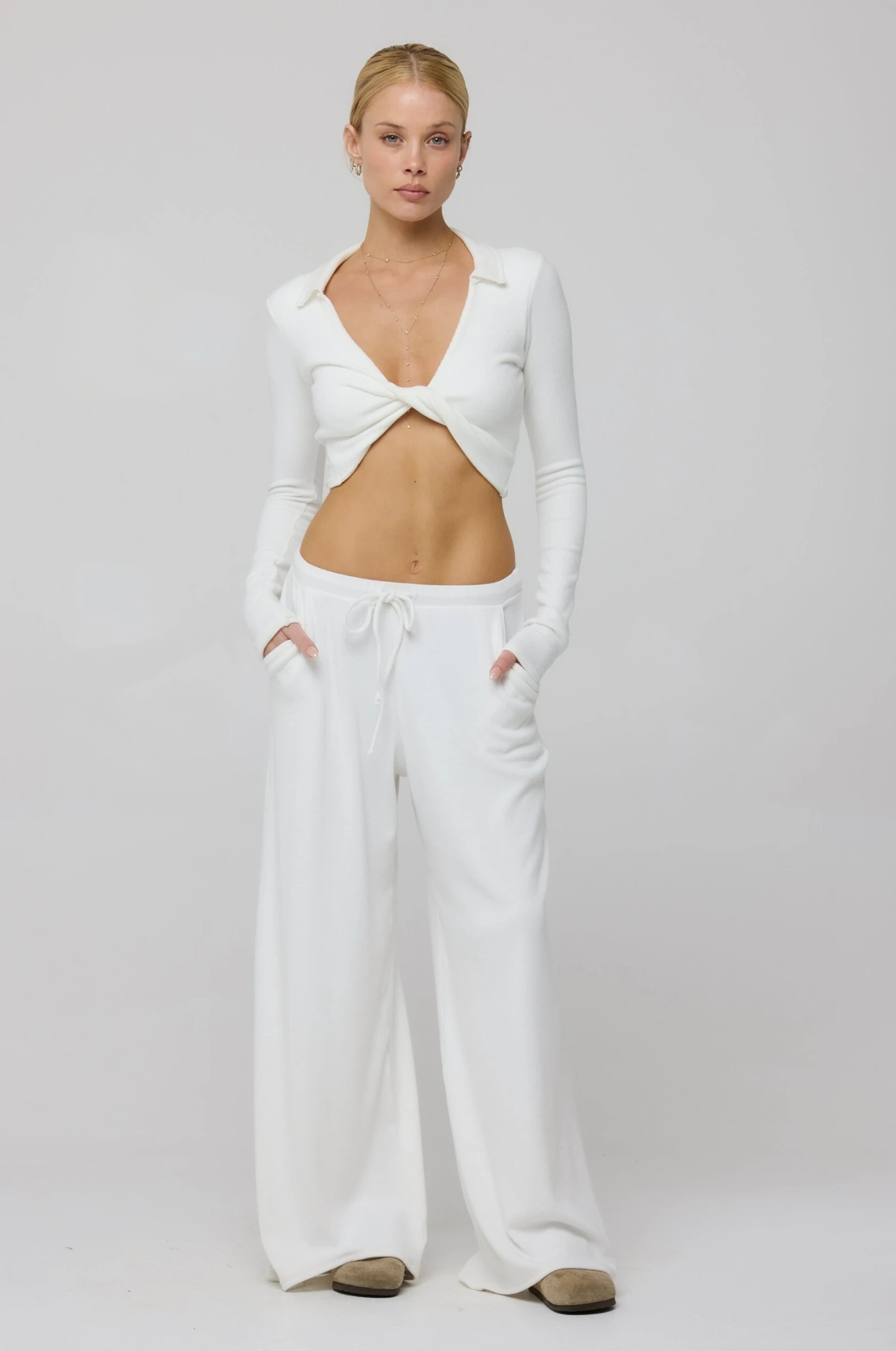 Skylar Rib In White 7 Skylar Rib In White - Image 5