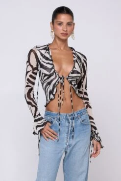 Tezza Top In Tigris -Resa tezza top in tigris 8073684