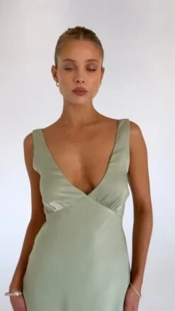 Violet Maxi In Sage -Resa violet maxi in sage 253051