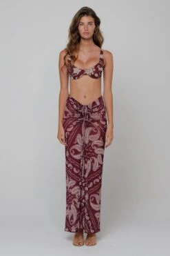 Ziggy Mesh Skirt In Bronco