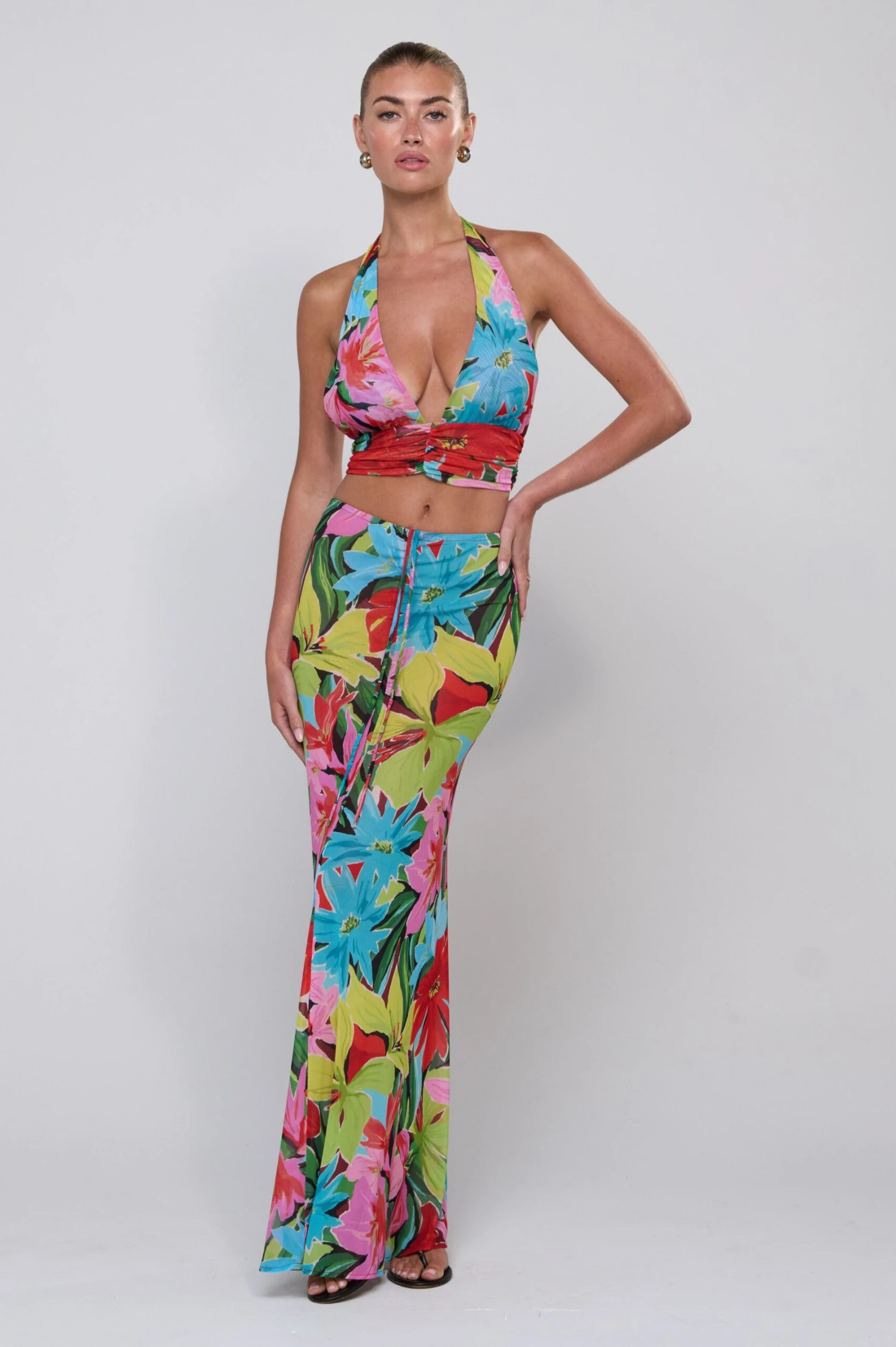 Ziggy Mesh Skirt In Tropicana 4 Ziggy Mesh Skirt In Tropicana - Image 2