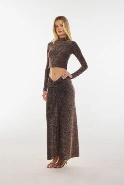 Ziggy Skirt In Bronze -Resa ziggy skirt in bronze 337869