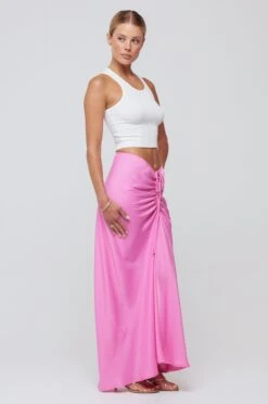 Ziggy Skirt In Dragon Fruit -Resa ziggy skirt in dragon fruit 270571